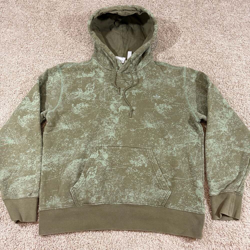 adidas Originals Adventure Graphic Hoodie Olive Strata